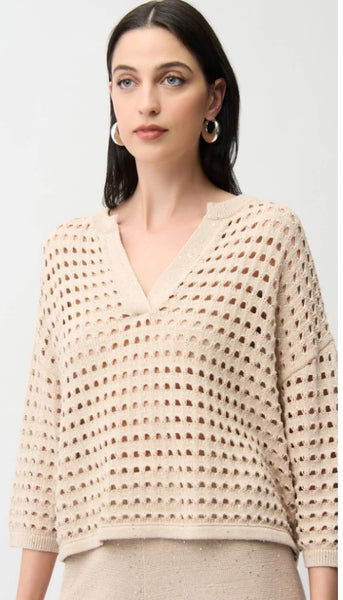 Open Stitch Boxy Sweater