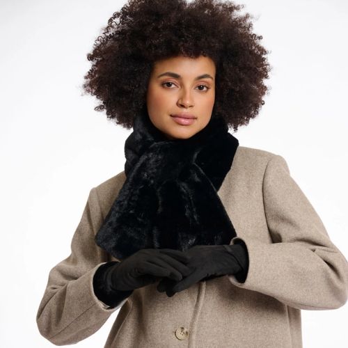 Glove With Faux Fur