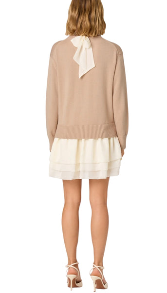 Kalyn Mixed Media Dress