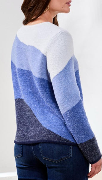 Crew Neck Jacquard Sweater