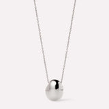 Pebble Mini Silver Pendant Necklace