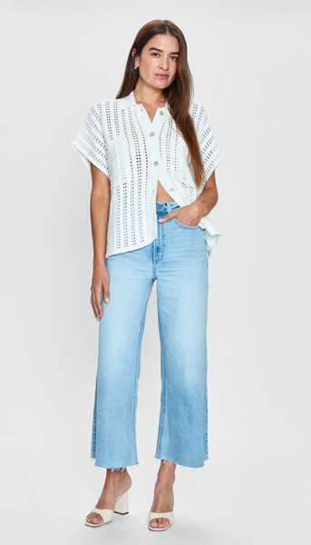 Lana Crop High Rise Ultra Wide - Blase