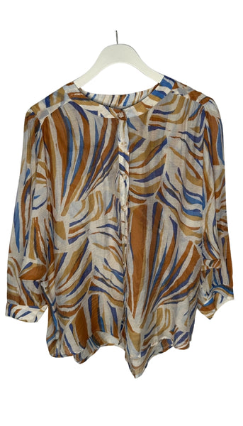 Dolman Sleeve Wide Blouse