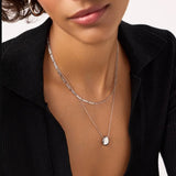 Pebble Mini Silver Pendant Necklace