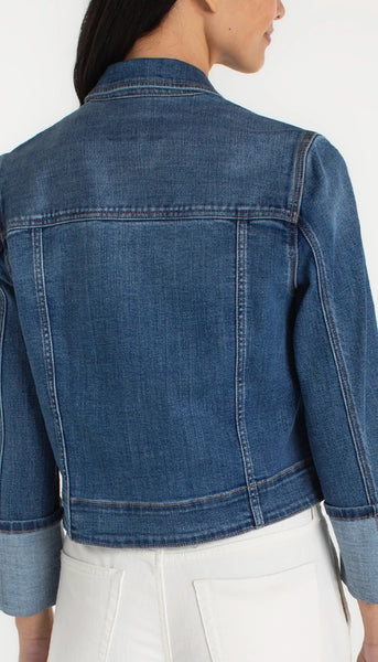 Bracelet Length High Cuff Trucker Jacket