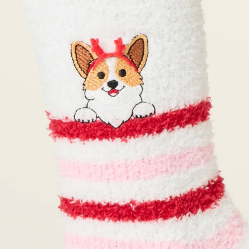 Cozy Crew with Grippers-Corgi