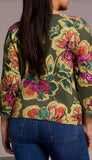 Soft Yarn 3/4 Sleeve Crewneck
