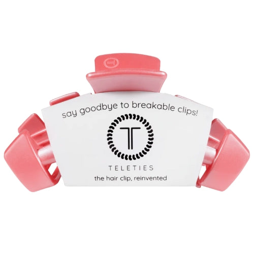 Large Hair Clip-Calming Coral