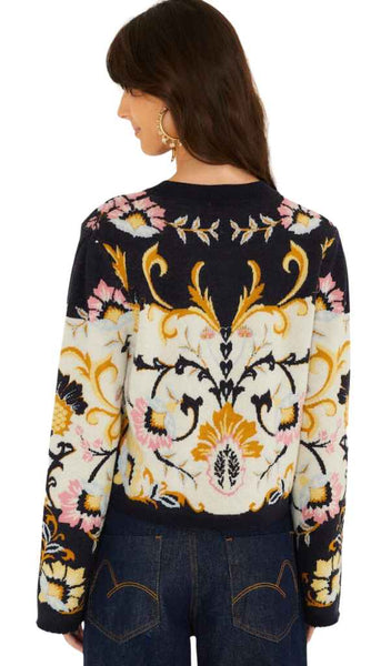 Birds Romance Knit Cardigan