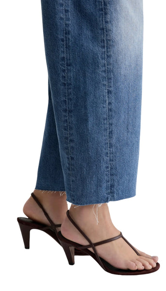 Hattie Crop-High Rise Barrel - Yellowstone