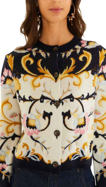 Birds Romance Knit Cardigan