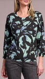 Soft Yarn 3/4 Sleeve Crewneck