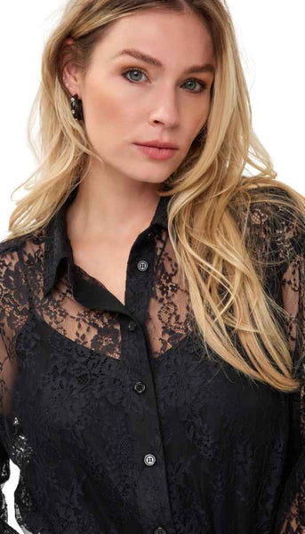 Oversized Lace Blouse