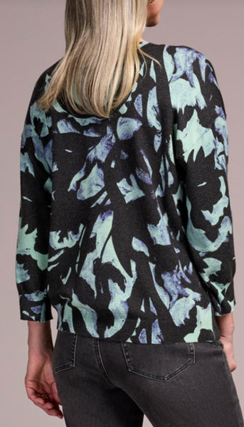 Soft Yarn 3/4 Sleeve Crewneck
