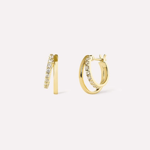 Toda Double Hoop Earrings