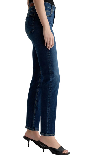 Mari Crop-Mid Rise Slim Straight - Havanna