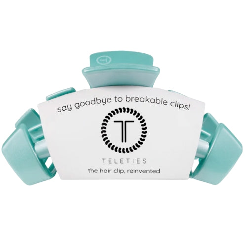 Large hair clip-Totally Turquoise