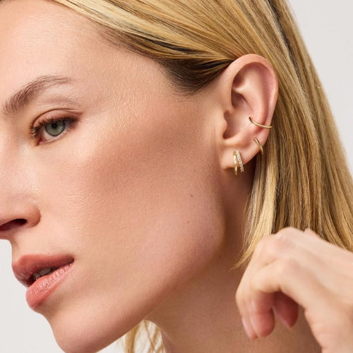 Toda Double Hoop Earrings