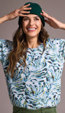 Soft Yarn 3/4 Sleeve Crewneck