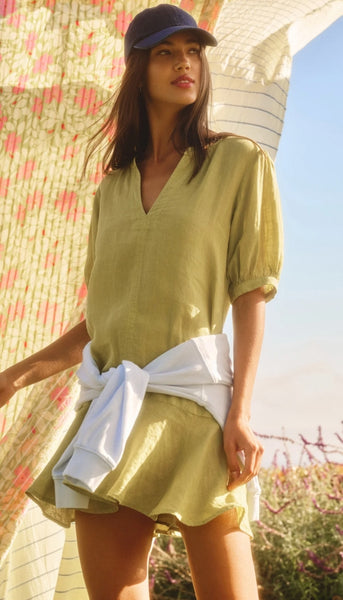 Short Sleeve Tunic Dress