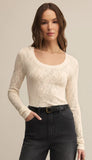 Tibi Scoop Mesh Sweater