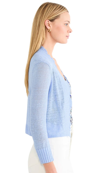 Ruffle Feather knit Cardigan