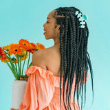 Large hair clip-Totally Turquoise