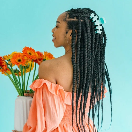 Large hair clip-Totally Turquoise