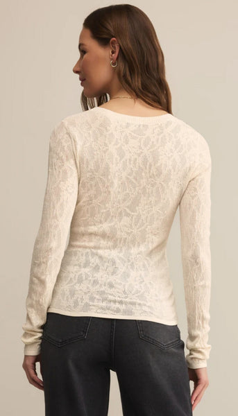 Tibi Scoop Mesh Sweater