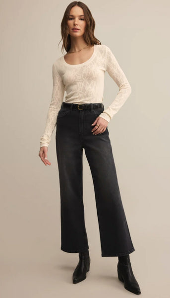 Tibi Scoop Mesh Sweater