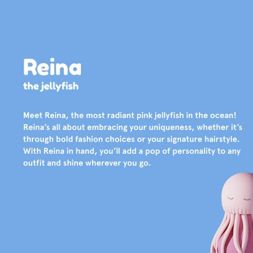 Bestie Jellyfish Water Bottle 16 Ounces