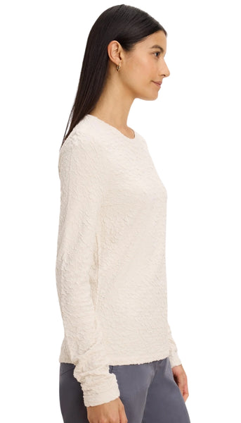 Crinkle Knit Textured Top