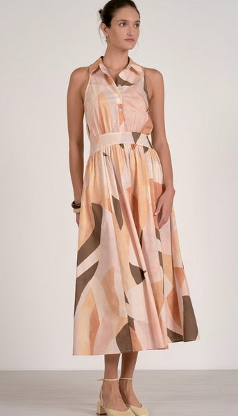 Colared Maxi Dress
