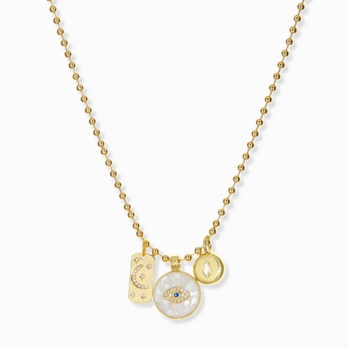 Ball Chain Charm Necklace