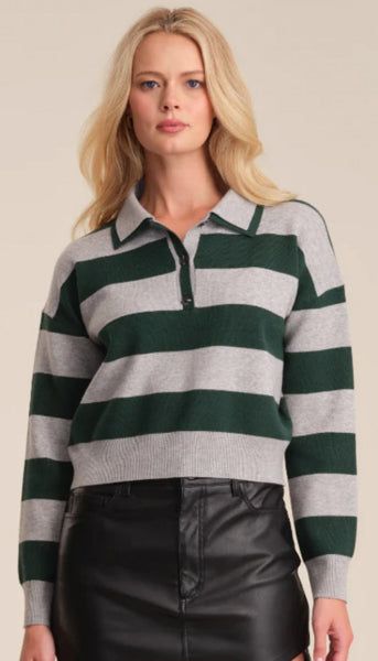 Lennon Double Collar Rugby Stripe