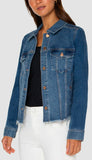 Trucker with Fray Hem