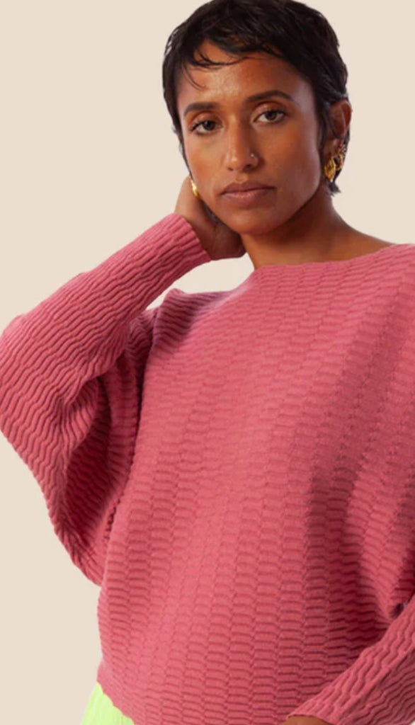 Monet Sweater - Mystic Rose