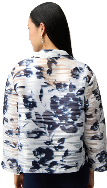 Trapeze Jacket With Stand Collar