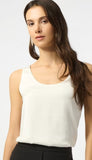 Satin Sleeveless Top