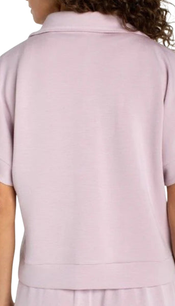 Half Zip Popover Top