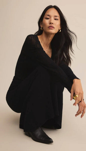 Tibi Scoop Mesh Sweater