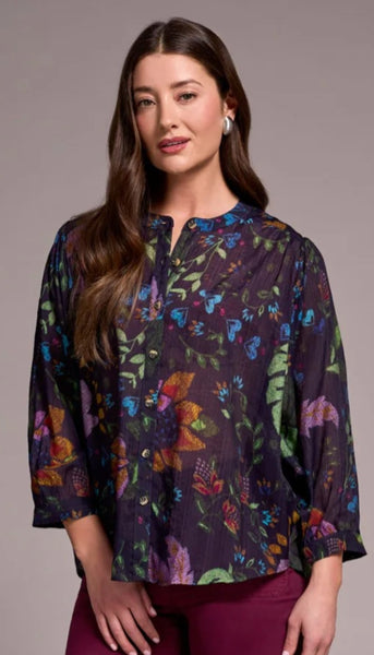 Dolman Sleeve Wide Blouse