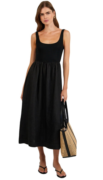 Sleeveless Knit Combo Dress