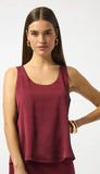 Satin Sleeveless Top