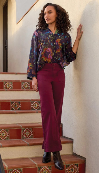 Dolman Sleeve Wide Blouse