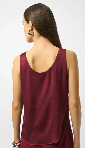 Satin Sleeveless Top