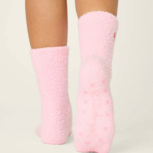 Cozy Crew with Grippers-Rose