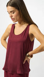 Satin Sleeveless Top