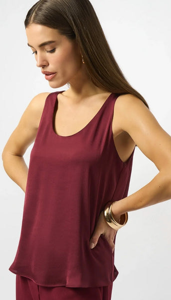 Satin Sleeveless Top