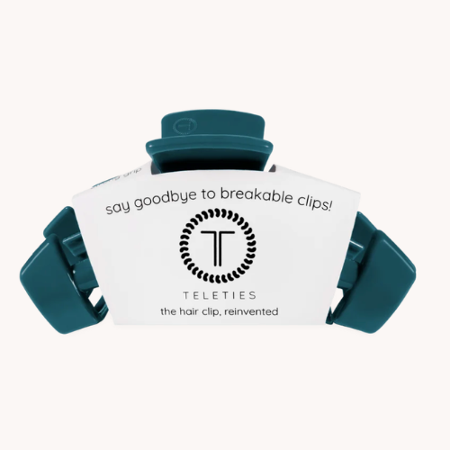 Medium hair clip-Teal With It